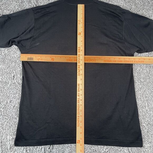 Vintage Screen Stars USA T-Shirt Men's XL Black Dallas 1992 Short Sleeve Single - Picture 6 of 6